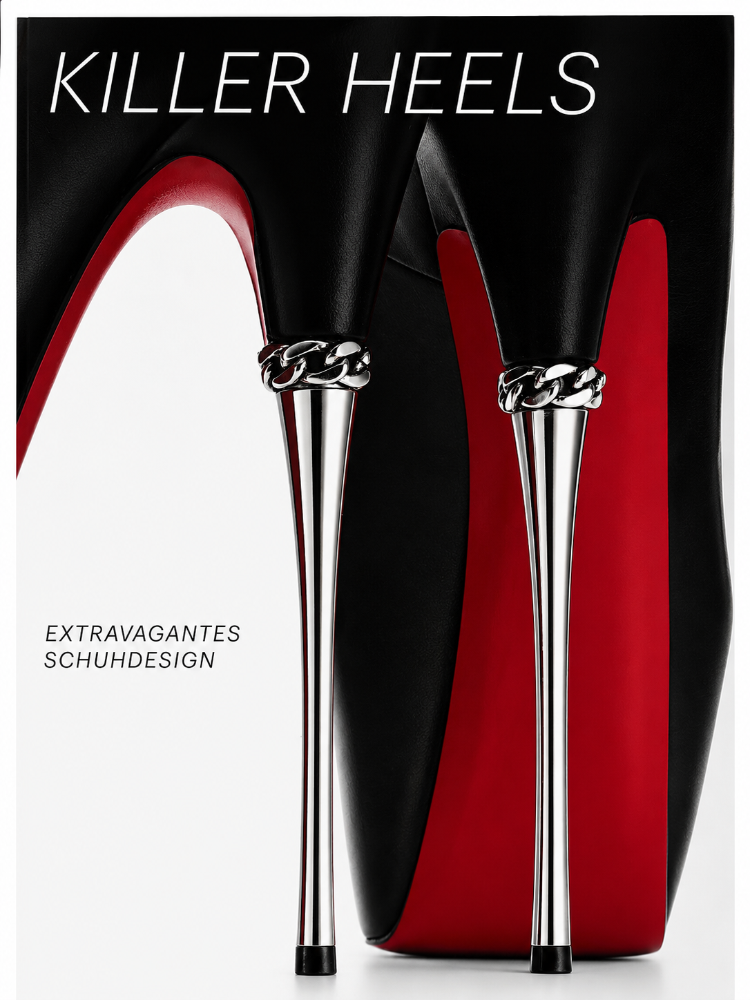 Cubierta de Killer Heels. Extravagantes Schuhdesign