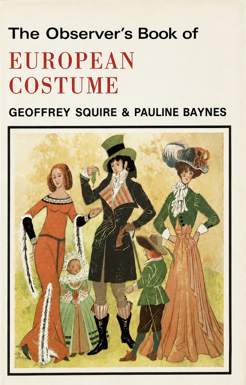 Cubierta de The Observer’s Book of European Costume