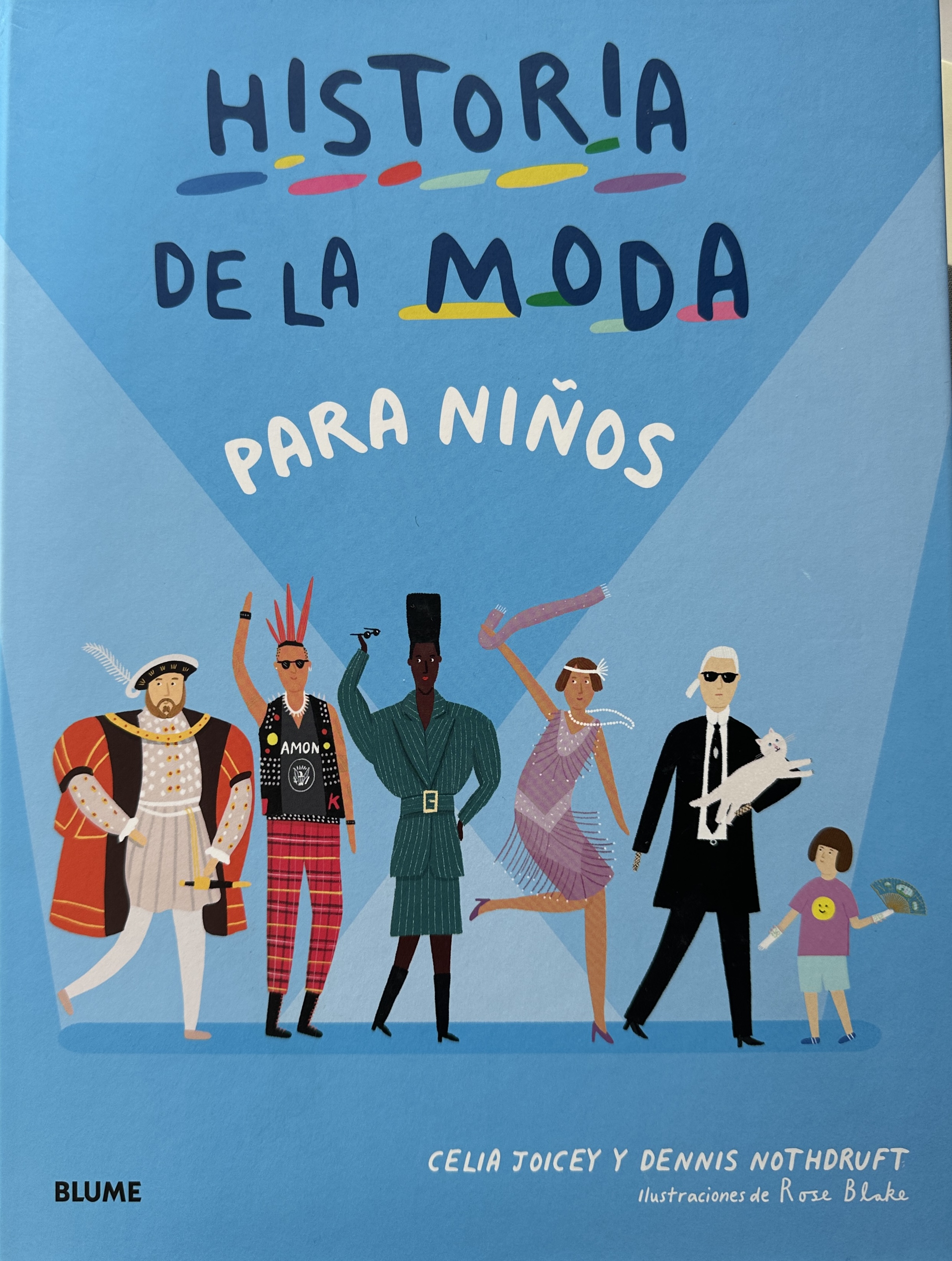 Cubierta de Historia de la moda para niños