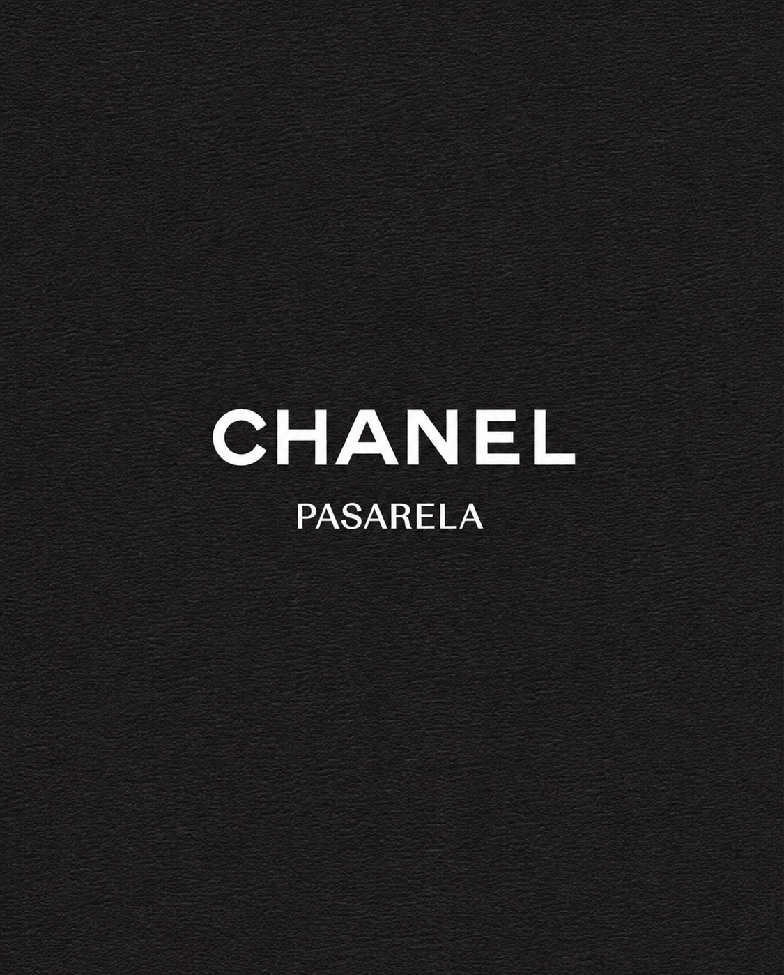 Cubierta de Chanel. Pasarela. Todas las colecciones