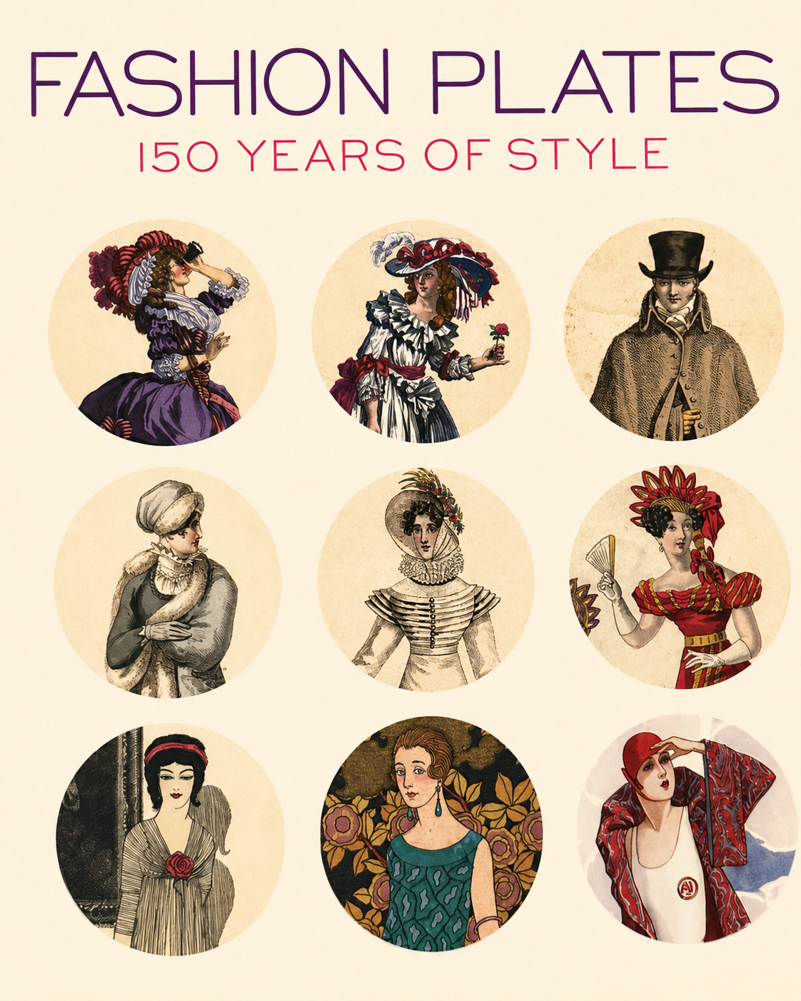 Cubierta de Fashion Plates. 150 Years of Style