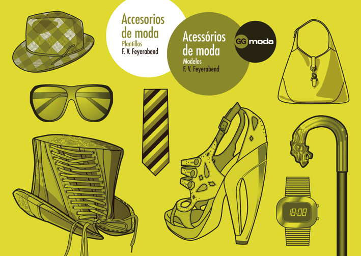 Cubierta de Accesorios de moda, plantillas