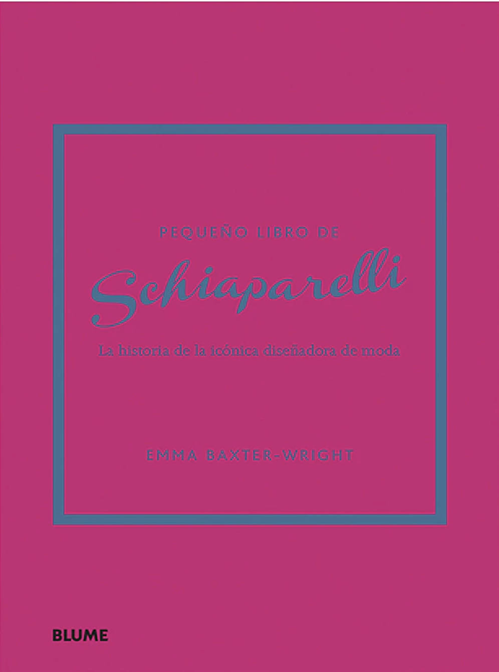 Cubierta de Pequeño libro de Schiaparelli. La historia de la icónica diseñadora de moda.