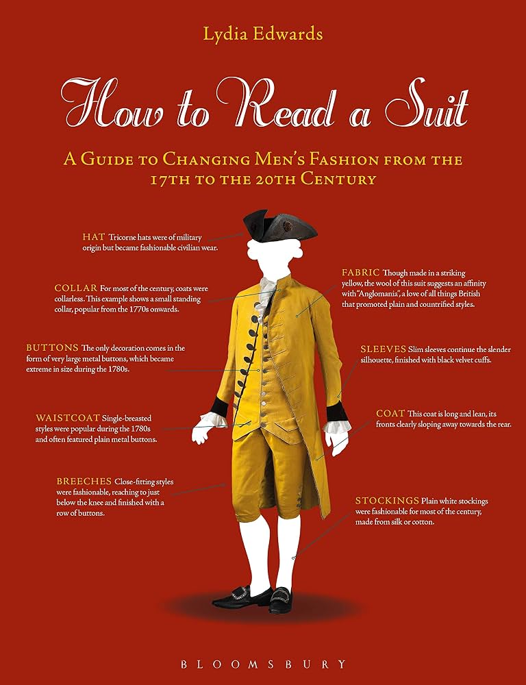 Cubierta de How to Read a Suit: A Guide to Changing Men’s Fashion from the 17th to the 20th Century