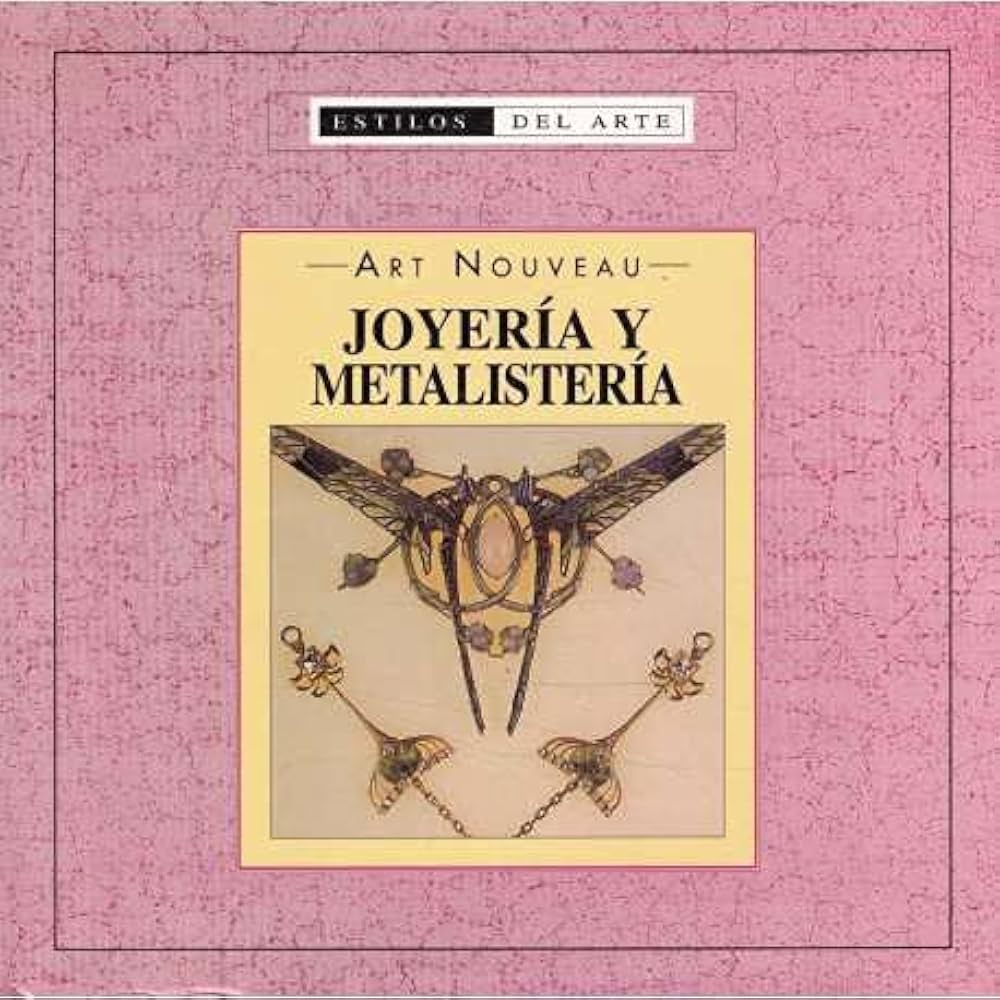 Cubierta de Art Nouveau. Joyería y metalistería