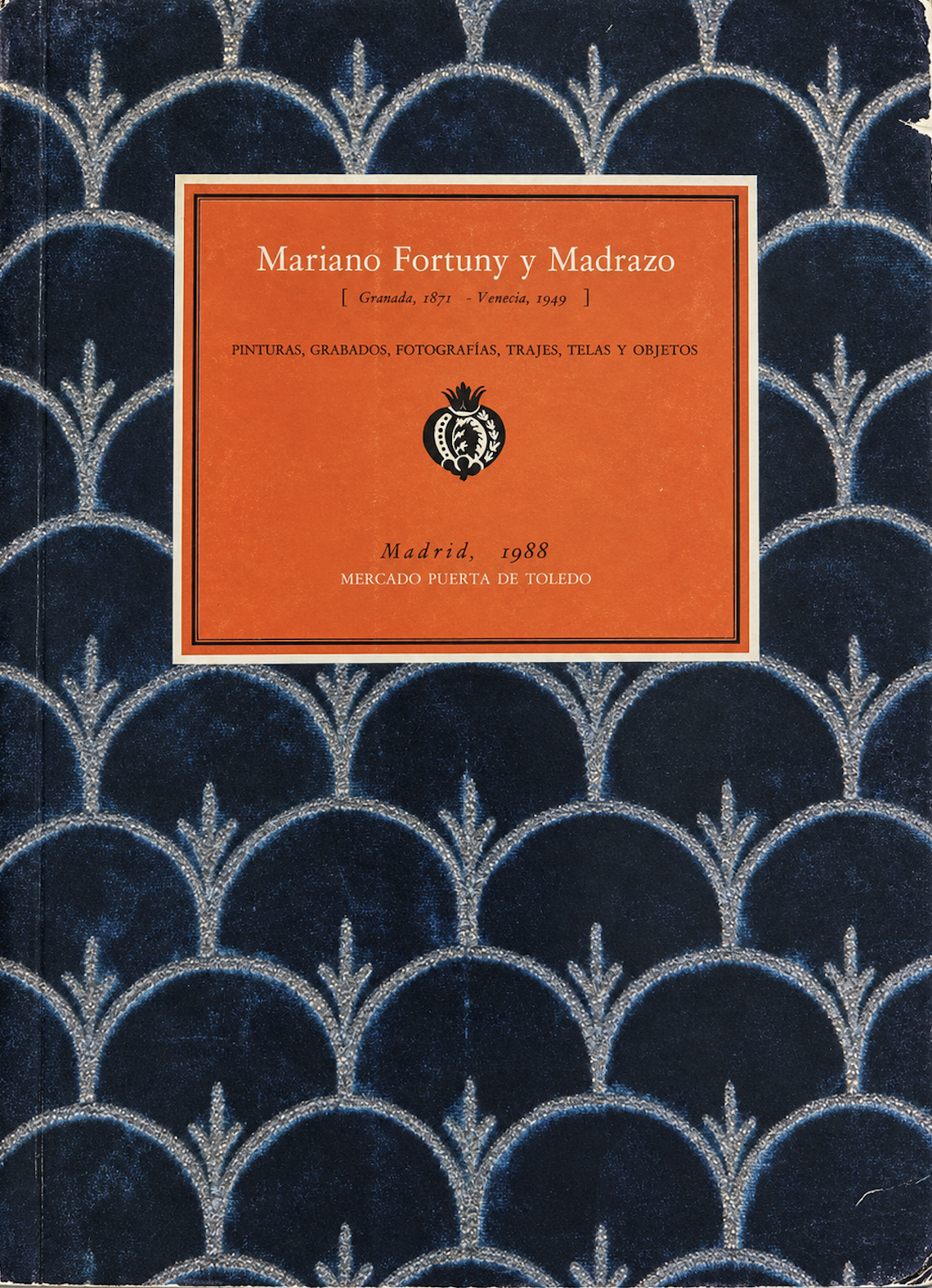 Cubierta de Mariano Fortuny y Madrazo. Granada, 1871 - Venecia, 1949. Pinturas, grabados, fotografías, trajes, telas y objetos