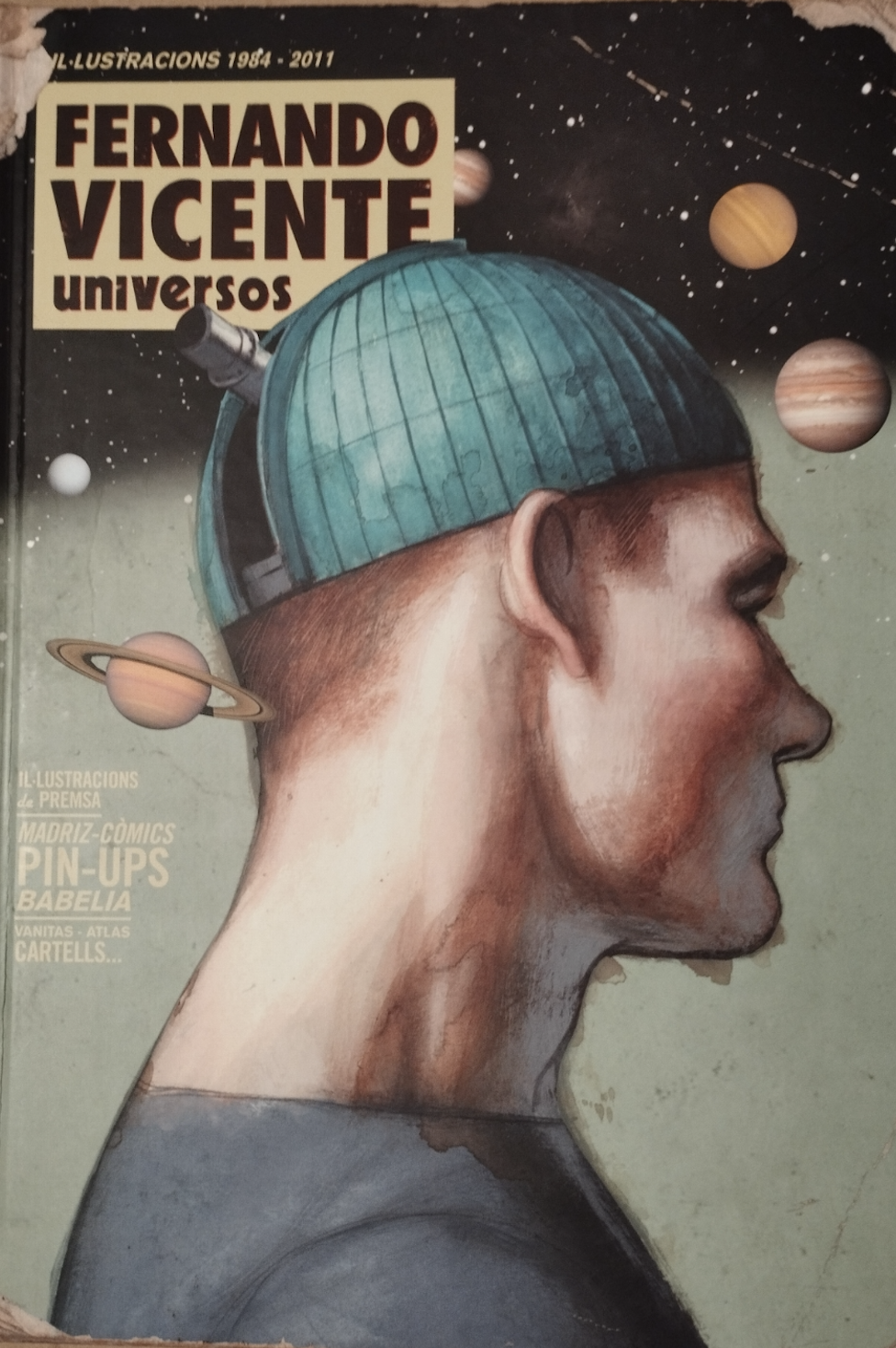Cubierta de Fernando Vicente. Universos. Il·lustracions 1984-2011
